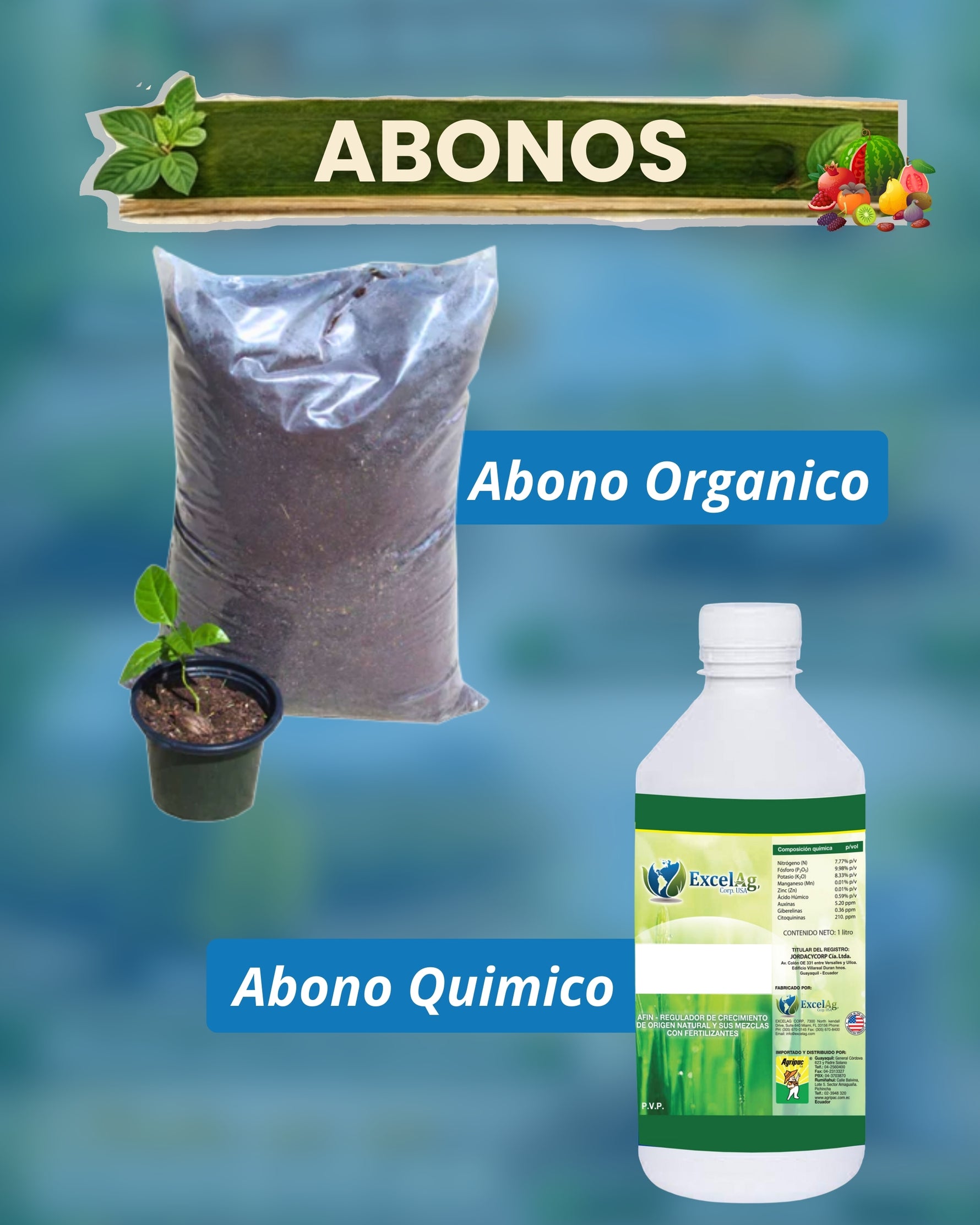 Abono Orgánico para Plantas - Nutrición Completa