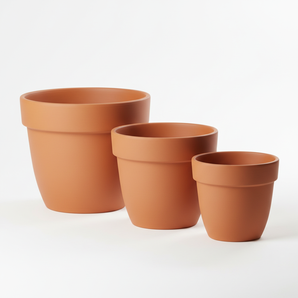 Set de macetas decorativas de cerámica