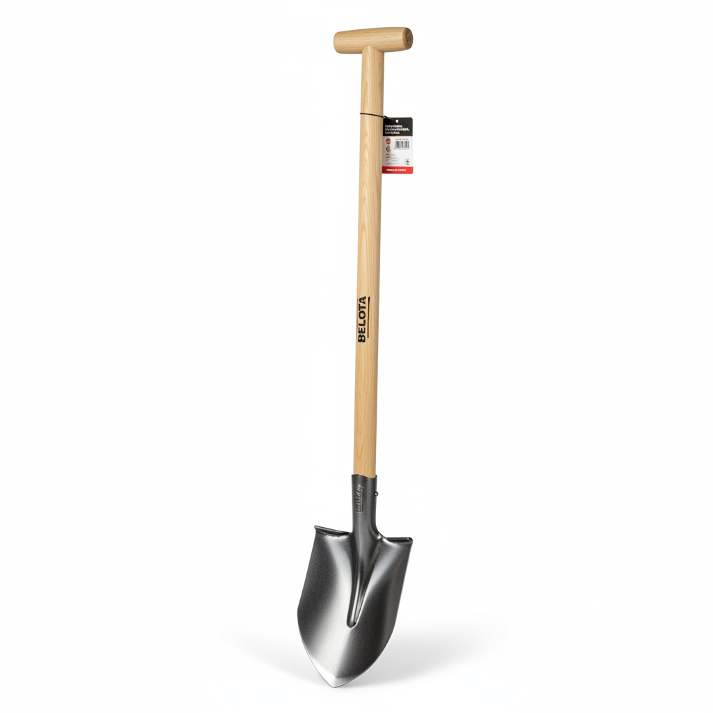 Pala excavadora grande Bellota con mango