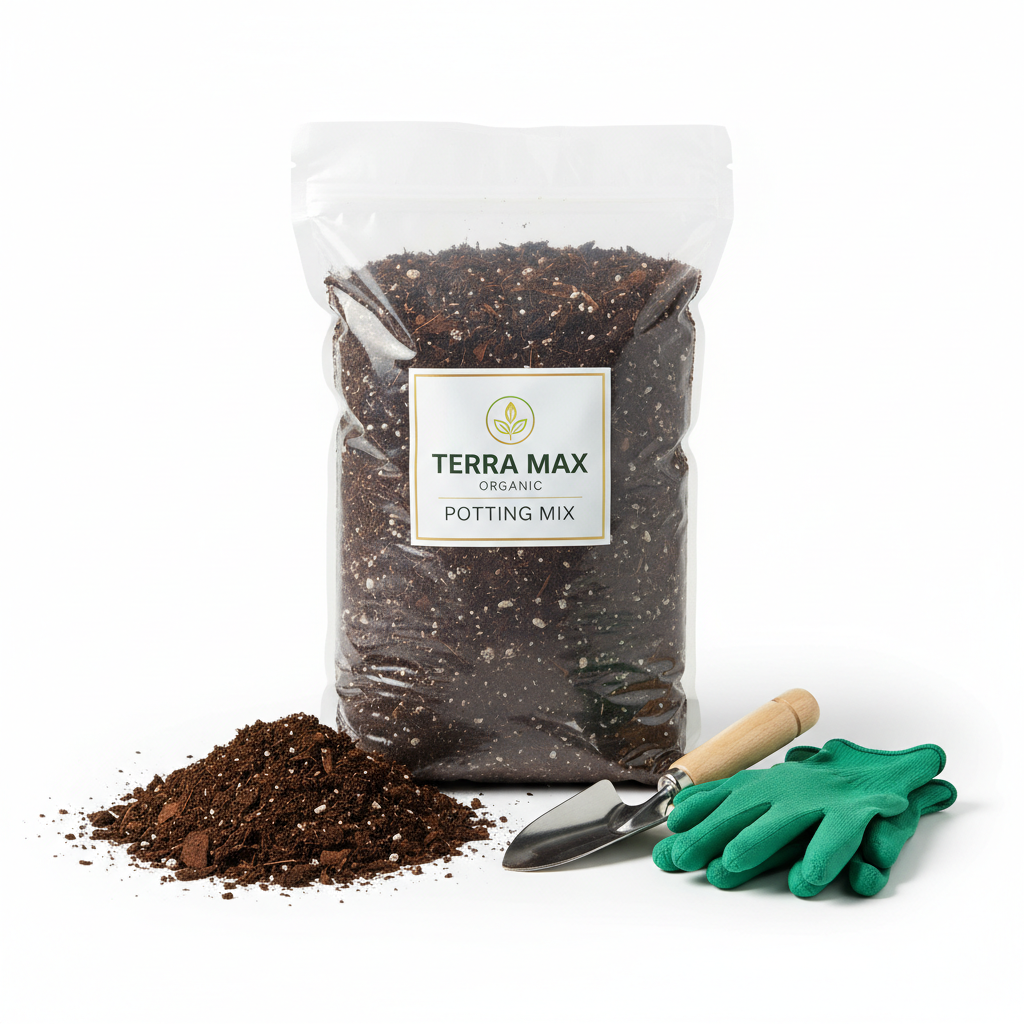 Tierra para macetas premium en saco