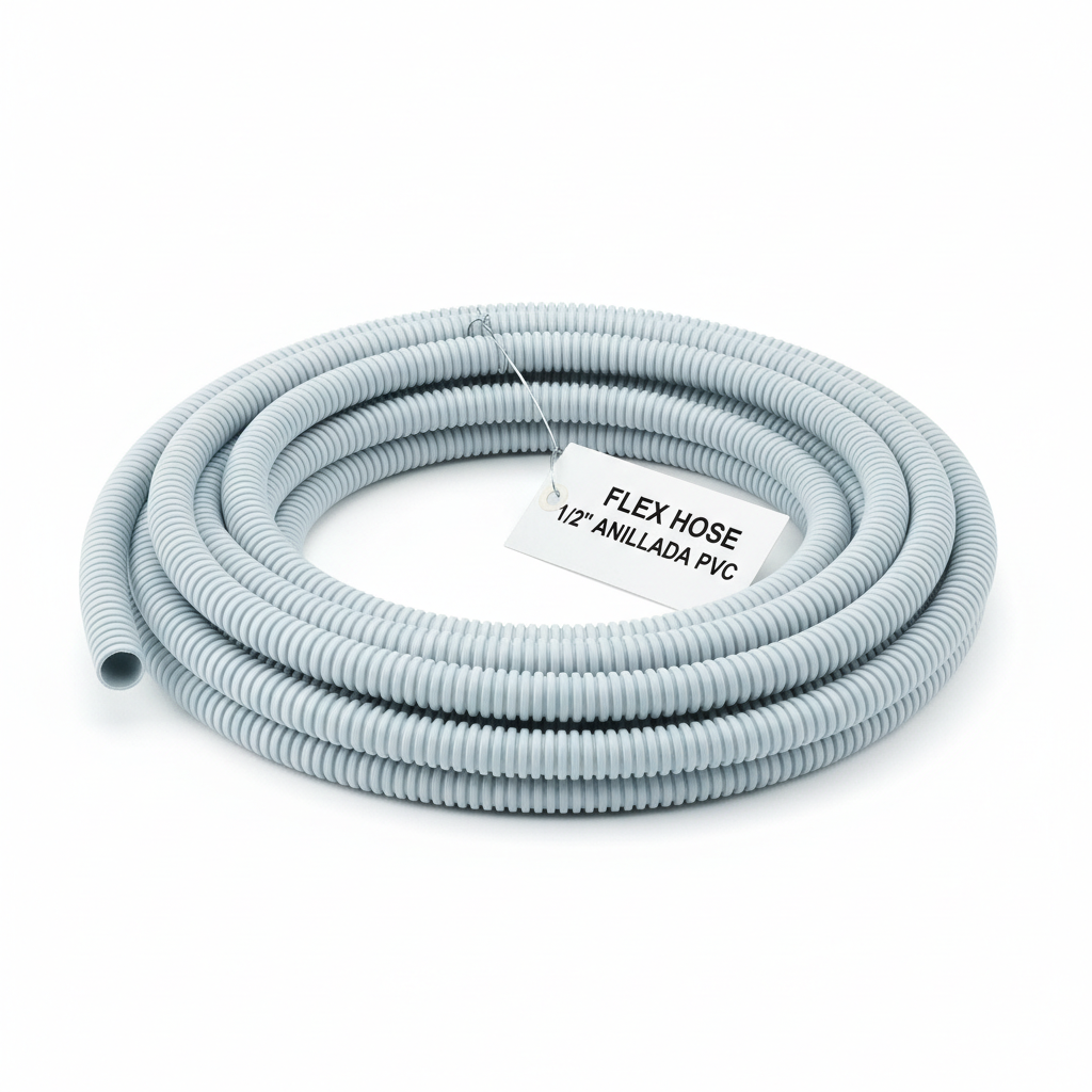 Manguera Anillada 1/2 PVC