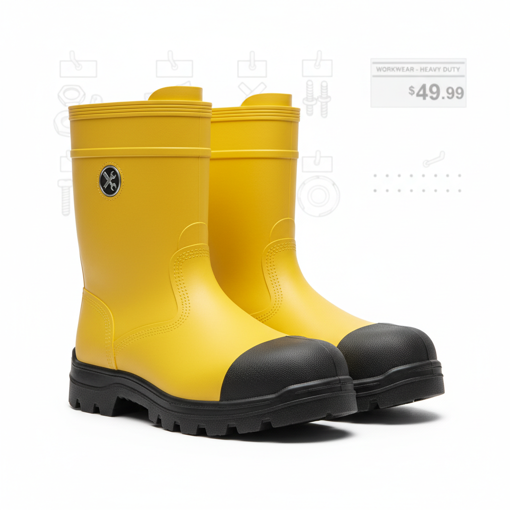 Botas de Caucho Amarillo
