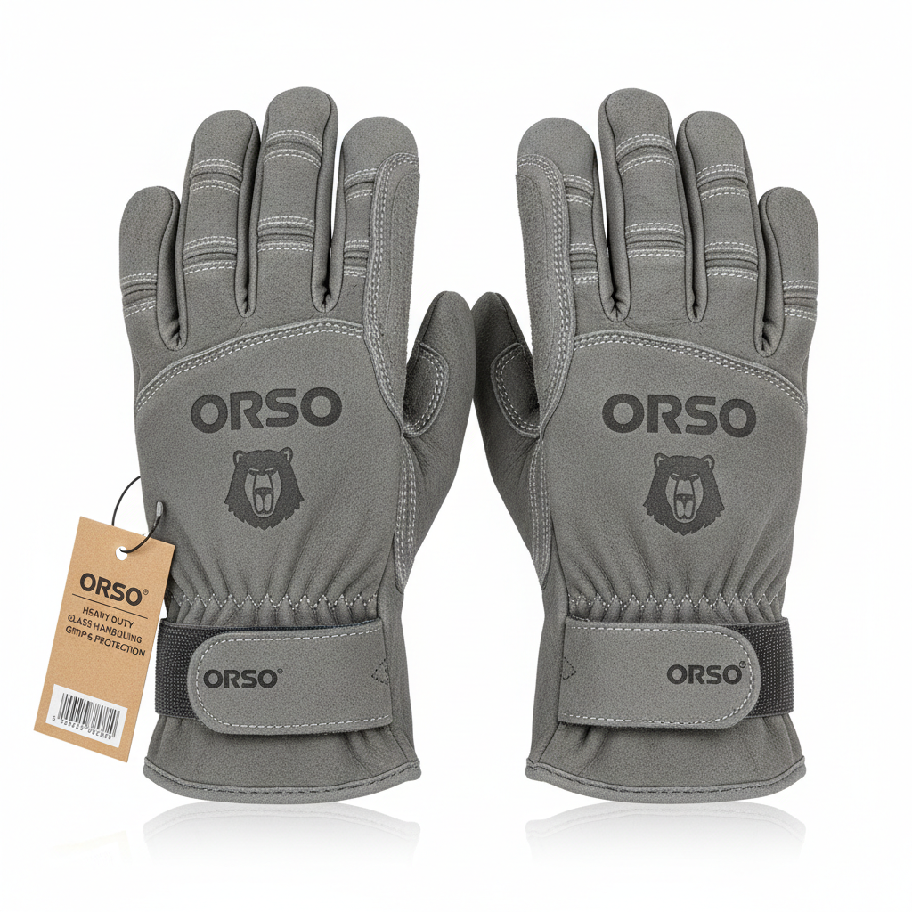 Guante para Vidrio Gris Orso